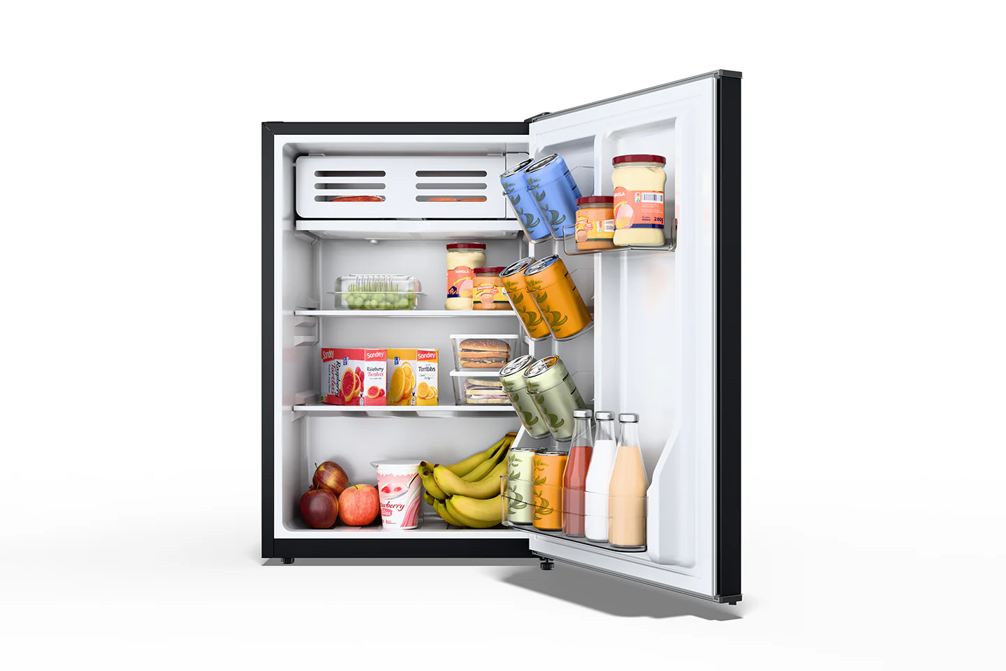 TCL 2.5-cu ft mini fridge with freezer(Black)Energy star - Image 7