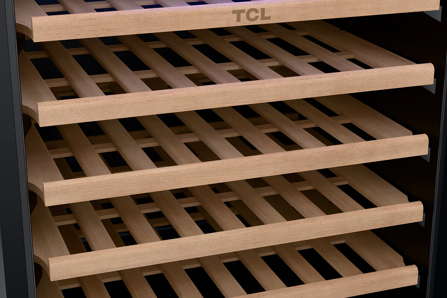 TCL 23.4-in W 52 -Bottles Stainless Steel Built-in/Freestanding Indoor Wine Cooler - Image 12