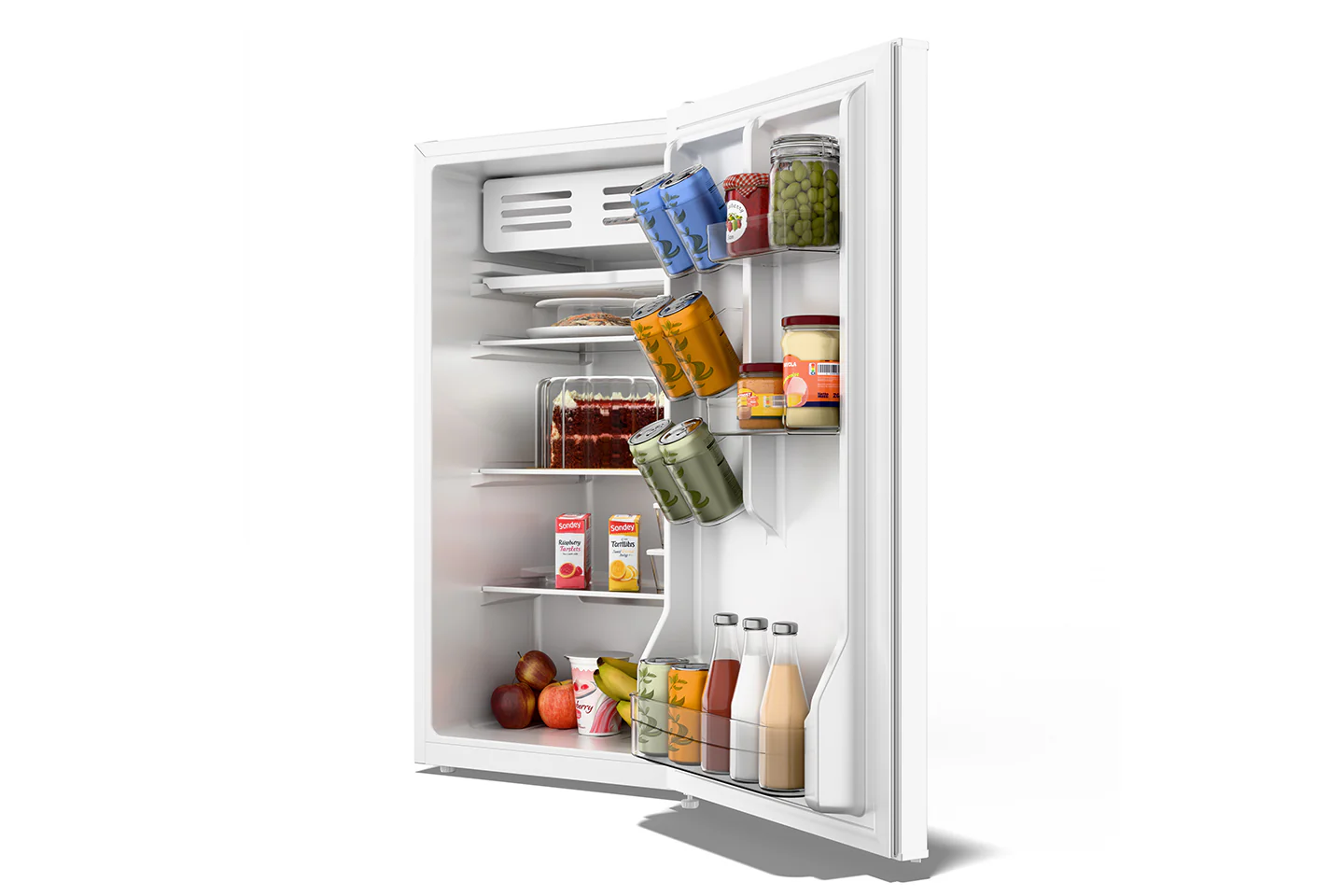 TCL 3.5-cu ft mini fridge with freezer(White)Energy star - Image 11