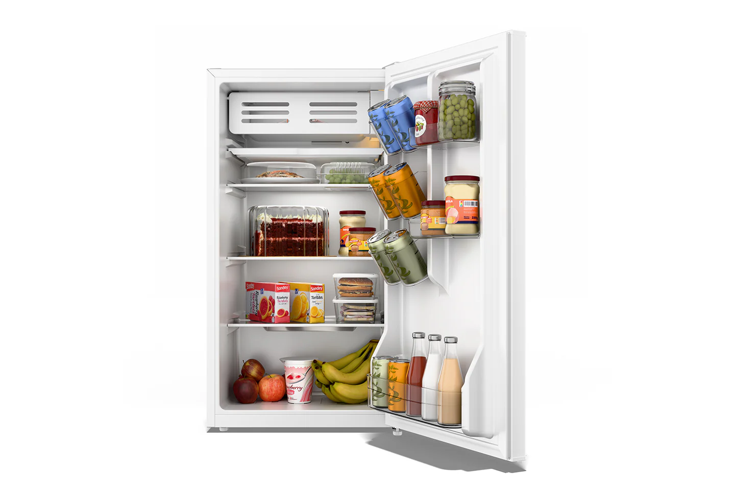 TCL 3.5-cu ft mini fridge with freezer(White)Energy star - Image 7