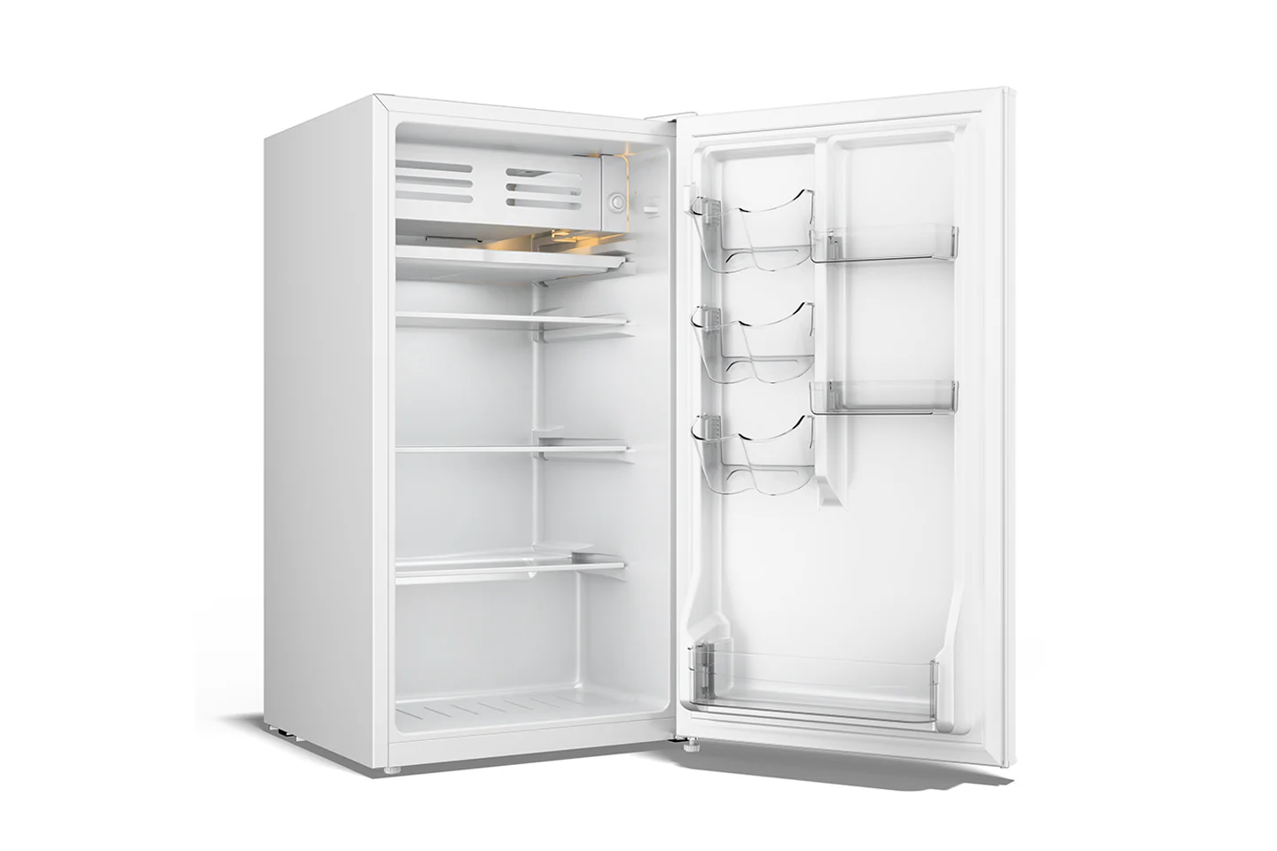 TCL 3.5-cu ft mini fridge with freezer(White)Energy star - Image 8