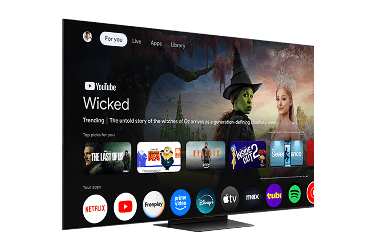 TCL 55" QM7L Series SQD-Mini LED 4K UHD HDR Smart TV with Google TV – 55QM7L - Image 6