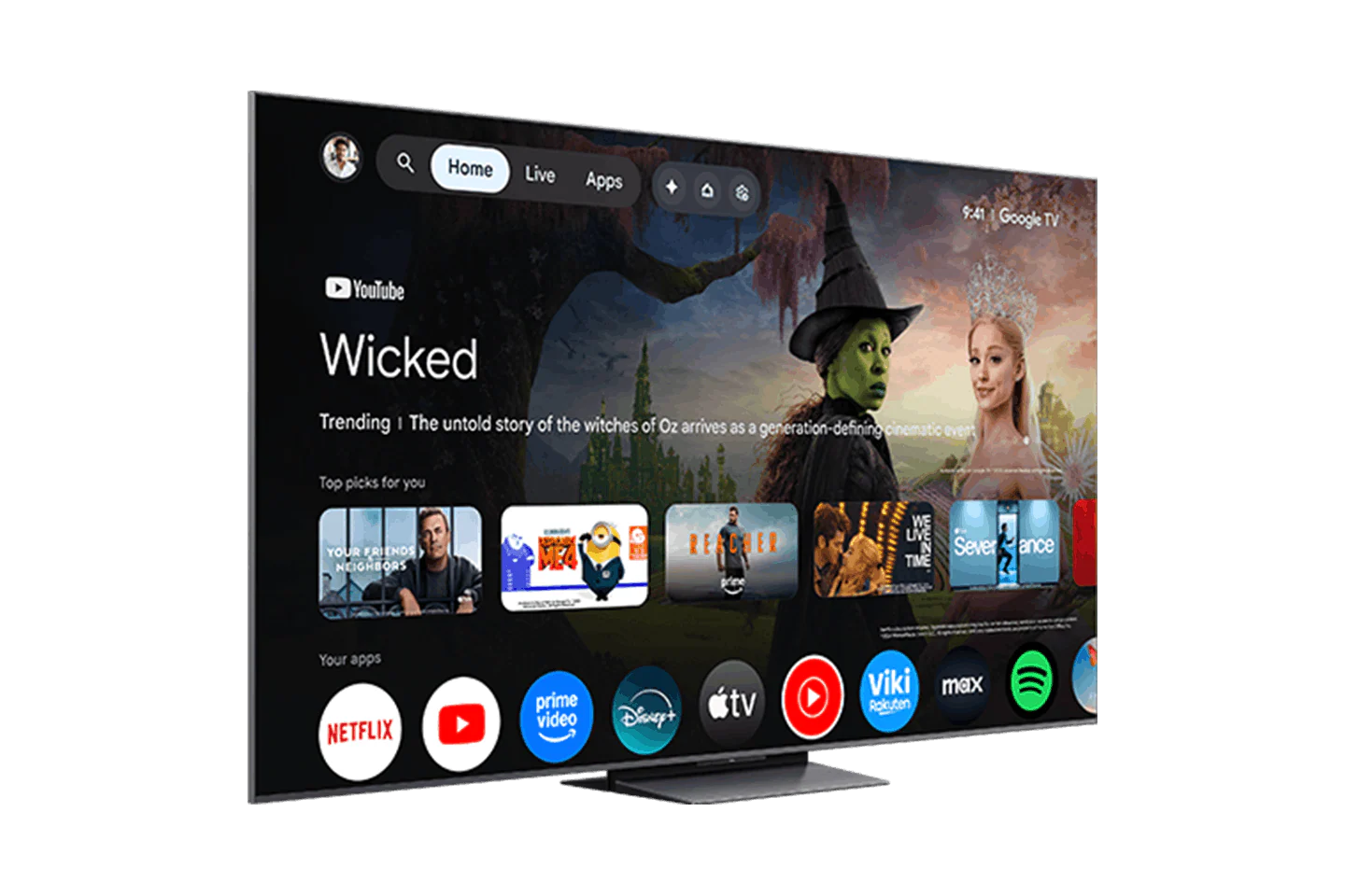 TCL 65" QM8L Series SQD-Mini LED 4K UHD HDR Smart TV with Google TV – 65QM8L - Image 9