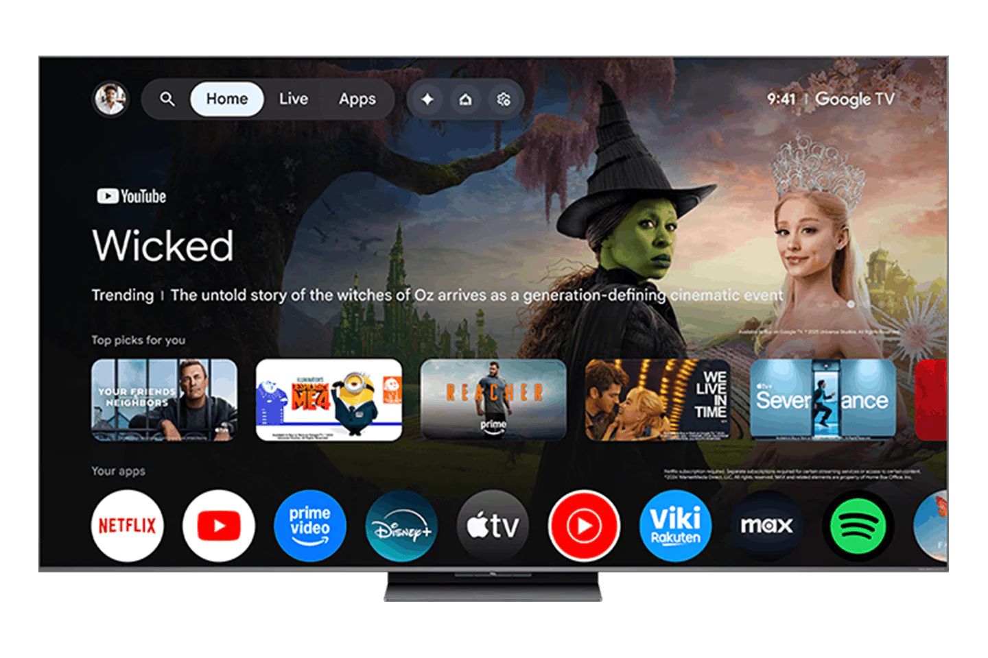 TCL 65" QM8L Series SQD-Mini LED 4K UHD HDR Smart TV with Google TV – 65QM8L - Image 7