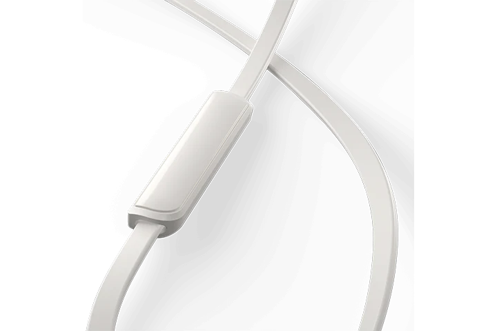 TCL Ash White In-ear Headphones with Mic - MTRO100WT - Image 4