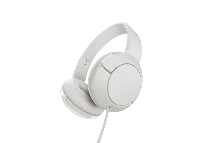 TCL Ash White On-ear Headphones with Mic - MTRO200WT