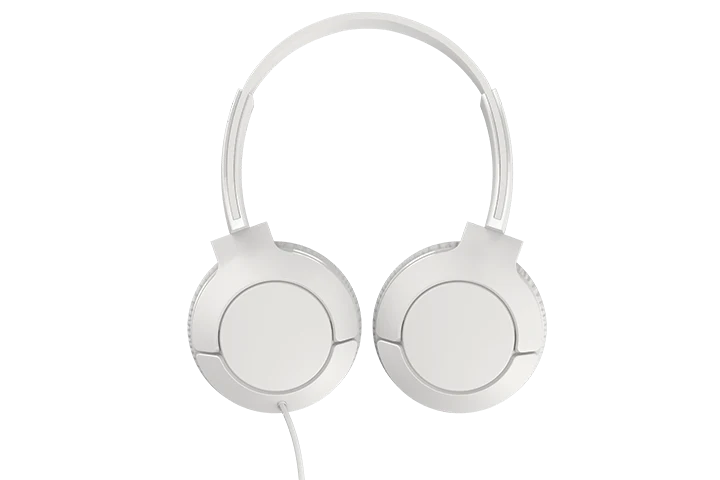 TCL Ash White On-ear Headphones with Mic - MTRO200WT - Image 3