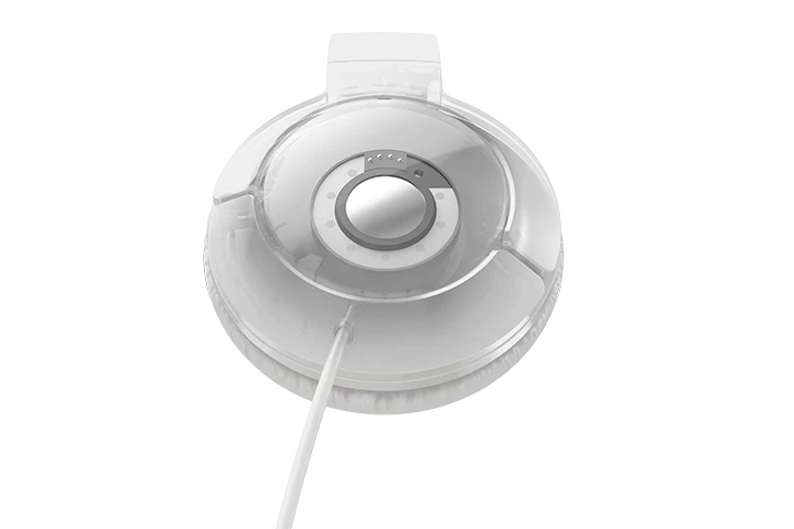 TCL Ash White On-ear Headphones with Mic - MTRO200WT - Image 4
