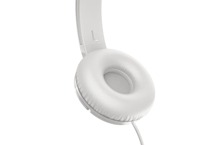 TCL Ash White On-ear Headphones with Mic - MTRO200WT - Image 6