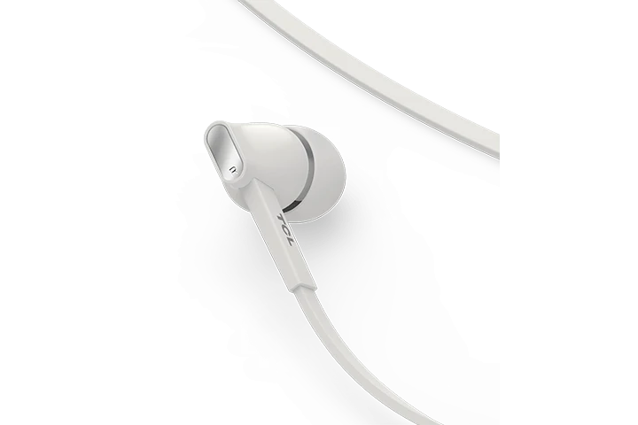 TCL Ash White Wireless In-ear Bluetooth Headphones with Mic - MTRO100BTWT - Image 5
