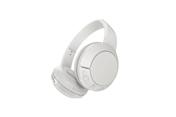 TCL Ash White Wireless On-ear Bluetooth Headphones with Mic - MTRO200BTWT