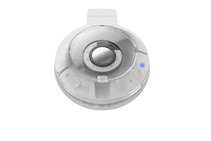 TCL Ash White Wireless On-ear Bluetooth Headphones with Mic - MTRO200BTWT - Image 4