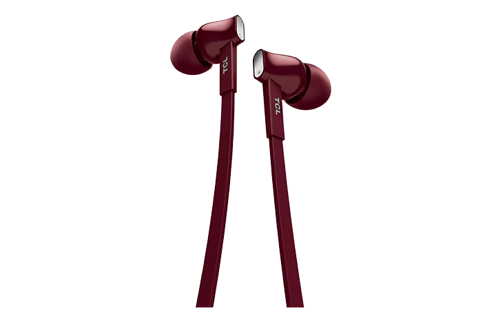 TCL Burgundy Crush In-ear Headphones with Mic - MTRO100RD