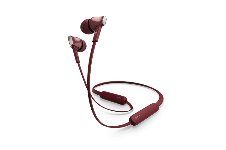 TCL Burgundy Crush Wireless In-ear Bluetooth Headphones with Mic - MTRO100BTRD
