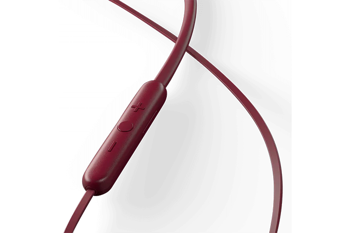 TCL Burgundy Crush Wireless In-ear Bluetooth Headphones with Mic - MTRO100BTRD - Image 4