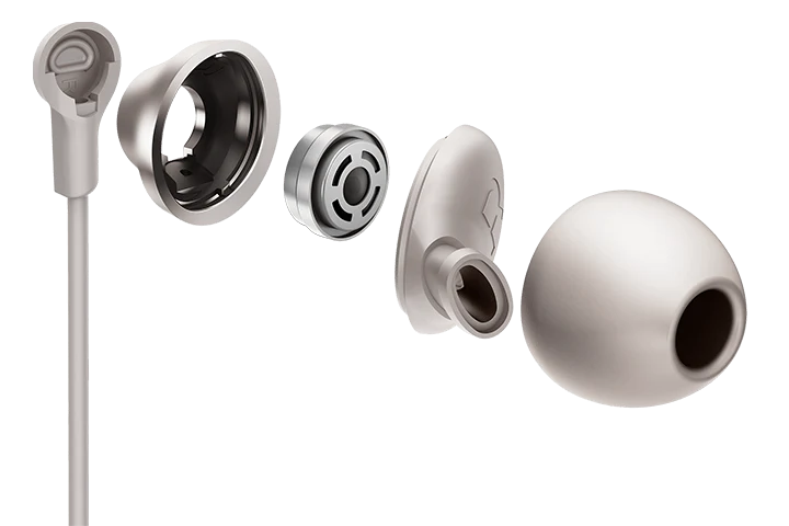 TCL Cement Gray In-ear Headphones with Mic - ELIT100WT - Image 3
