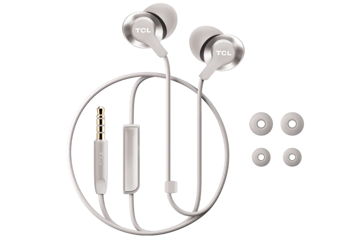 TCL Cement Gray In-ear Headphones with Mic - ELIT200WT - Image 2