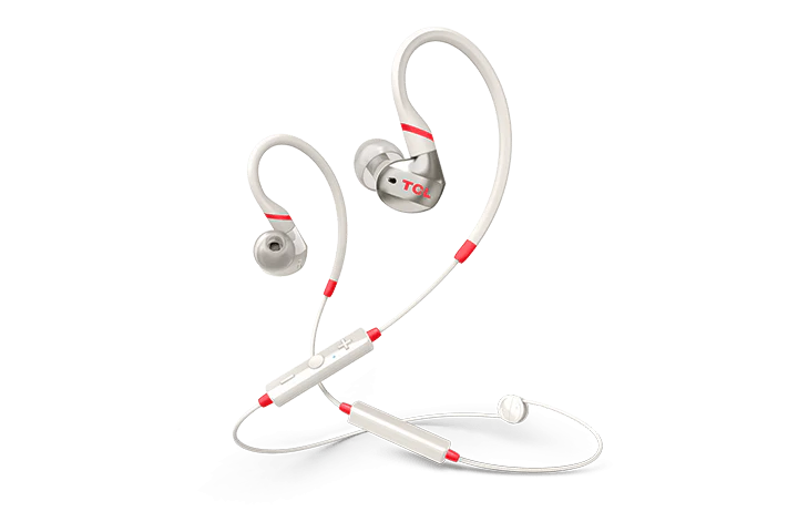 TCL Crimson White Wireless In-ear Bluetooth Headphones with Mic - ACTV100BTWT