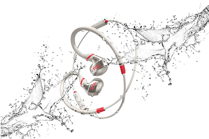 TCL Crimson White Wireless In-ear Bluetooth Headphones with Mic - ACTV100BTWT - Image 3