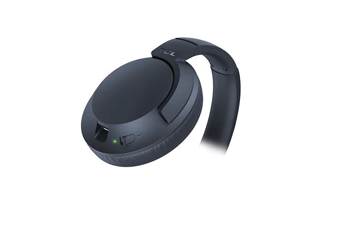 TCL Midnight Blue On-Ear Noise Cancelling Hi-Res Wireless Headphones with Built-in Mic - ELIT400NCBL - Image 6