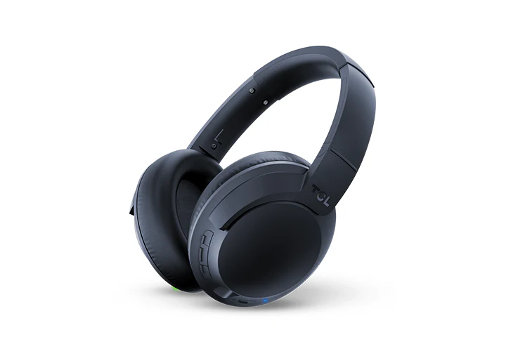 TCL Midnight Blue On-Ear Noise Cancelling Hi-Res Wireless Headphones with Built-in Mic - ELIT400NCBL - Image 7