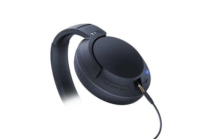 TCL Midnight Blue On-Ear Sound Isolating Hi-Res Wireless Headphones with Built-in Mic - ELIT400BTBL - Image 4