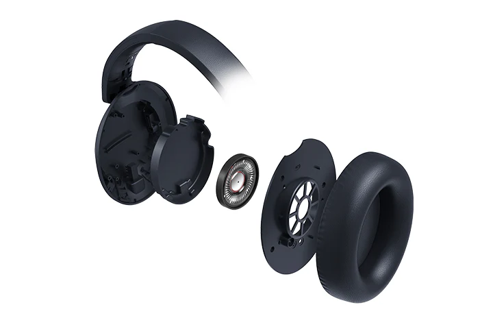 TCL Midnight Blue On-Ear Sound Isolating Hi-Res Wireless Headphones with Built-in Mic - ELIT400BTBL - Image 6