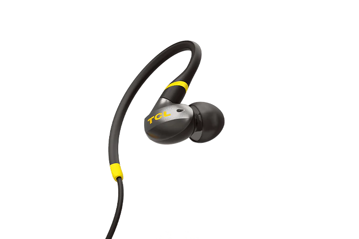 TCL Monza Black In-ear Headphones with Mic - ACTV100BK - Image 3