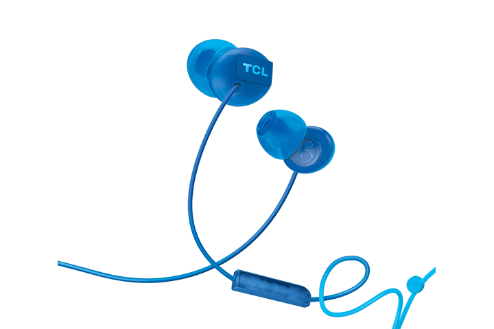 TCL Ocean Blue In-ear Headphones with Mic - SOCL300BL