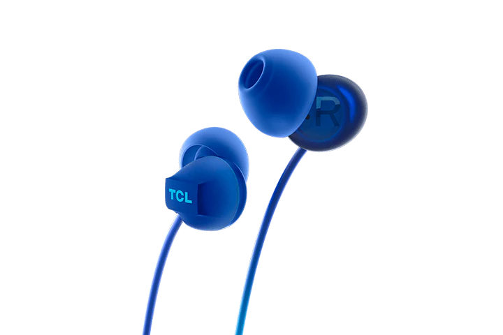 TCL Ocean Blue In-ear Headphones with Mic - SOCL300BL - Image 3