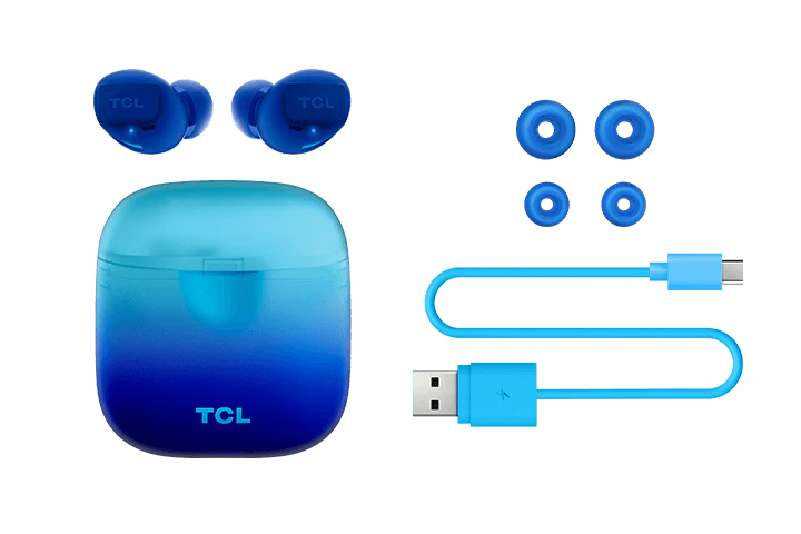 TCL Ocean Blue True Wireless In-ear Bluetooth Headphones - SOCL500TWS - Image 9