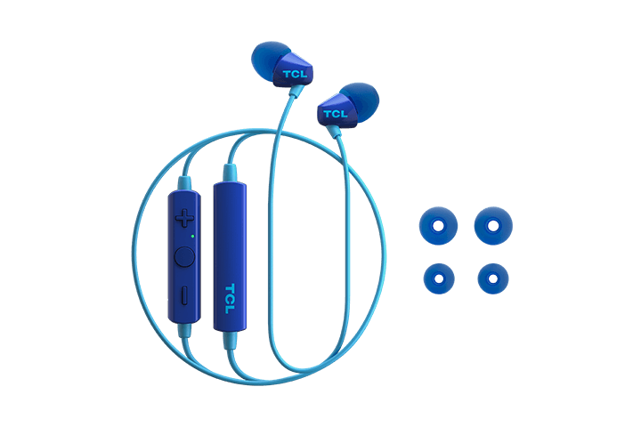 TCL Ocean Blue Wireless In-ear Bluetooth Headphones with Mic - SOCL100BTBL - Image 4