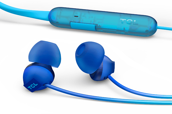 TCL Ocean Blue Wireless In-ear Bluetooth Headphones with Mic - SOCL300BTBL - Image 3