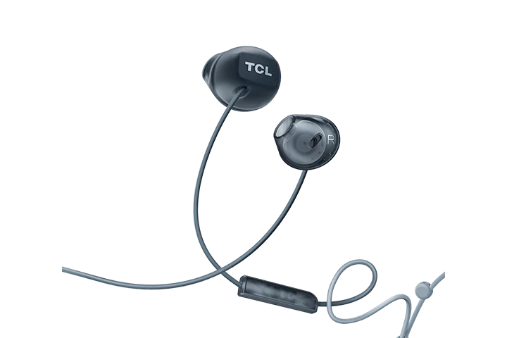 TCL Phantom Black In-ear Headphones with Mic - SOCL200BK