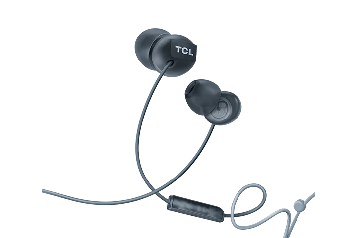 TCL Phantom Black In-ear Headphones with Mic - SOCL300BK