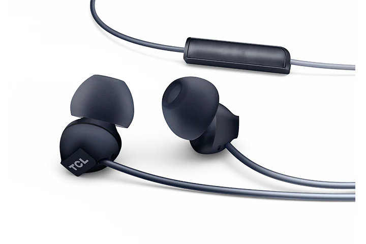 TCL Phantom Black In-ear Headphones with Mic - SOCL300BK - Image 5