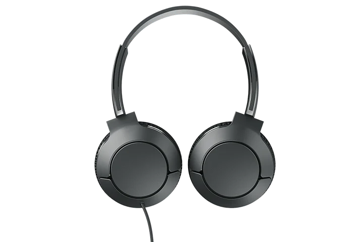 TCL Shadow Black On-ear Headphones with Mic - MTRO200BK - Image 3
