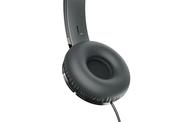 TCL Shadow Black On-ear Headphones with Mic - MTRO200BK - Image 6
