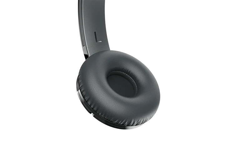 TCL Shadow Black Wireless On-ear Bluetooth Headphones with Mic - MTRO200BTBK - Image 5