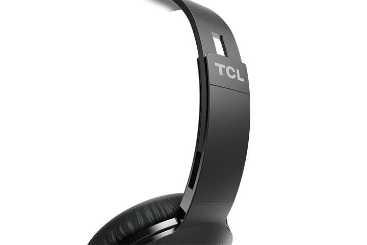 TCL Shadow Black Wireless On-ear Noise Cancelling Headphones with Mic - MTRO200NCBK - Image 5