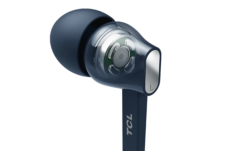 TCL Slate Blue Wireless In-ear Bluetooth Headphones with Mic - MTRO100BTBL - Image 3