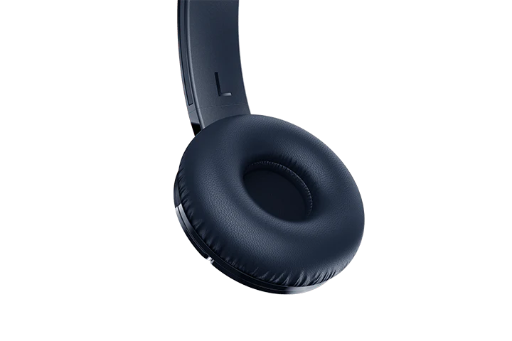 TCL Slate Blue Wireless On-ear Bluetooth Headphones with Mic - MTRO200BTBL - Image 6