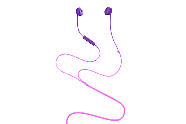 TCL Sunrise Purple In-ear Headphones with Mic - SOCL200PP - Image 2