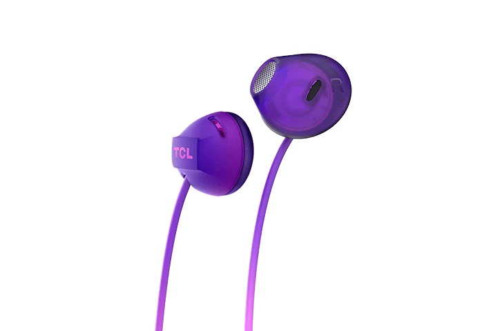 TCL Sunrise Purple In-ear Headphones with Mic - SOCL200PP - Image 3