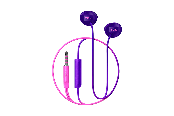 TCL Sunrise Purple In-ear Headphones with Mic - SOCL200PP - Image 7