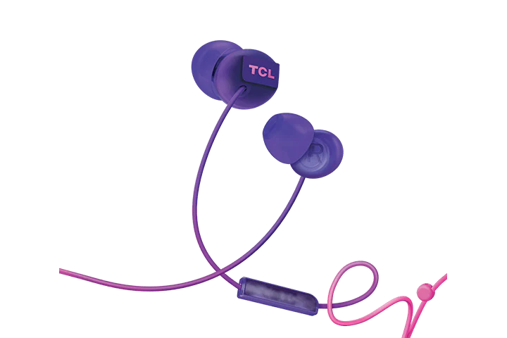TCL Sunrise Purple In-ear Headphones with Mic - SOCL300PP