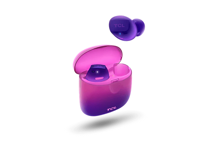 TCL Sunrise Purple True Wireless In-ear Bluetooth Headphones - SOCL500TWS - Image 2