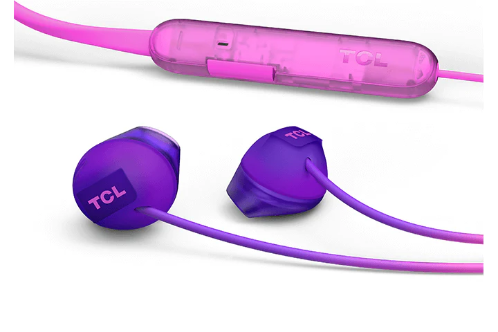TCL Sunrise Purple Wireless In-ear Bluetooth Headphones with Mic - SOCL200BTPP - Image 4