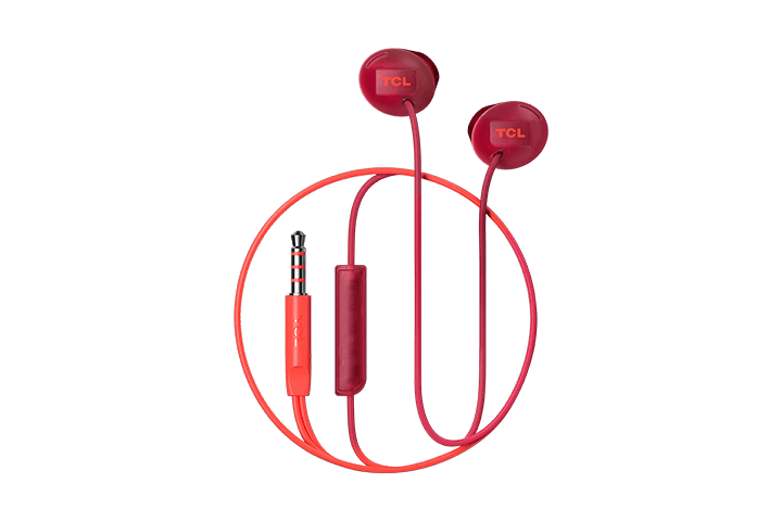 TCL Sunset Orange In-ear Headphones with Mic - SOCL200OR - Image 7