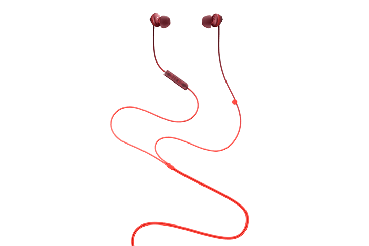 TCL Sunset Orange In-ear Headphones with Mic - SOCL300OR - Image 2